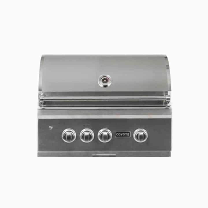 Coyote C2SL30LP 30" Grill Built-In Lp; Infinity Burners; Ceramics; Led'S Liquid Propane Barbeque Grills,propane gas grill