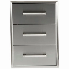 Coyote C3DC Three Drawer Cabinet Storage,outdoor grill storage cabinet