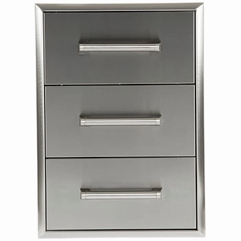 Coyote C3DC Three Drawer Cabinet Storage,outdoor grill storage cabinet