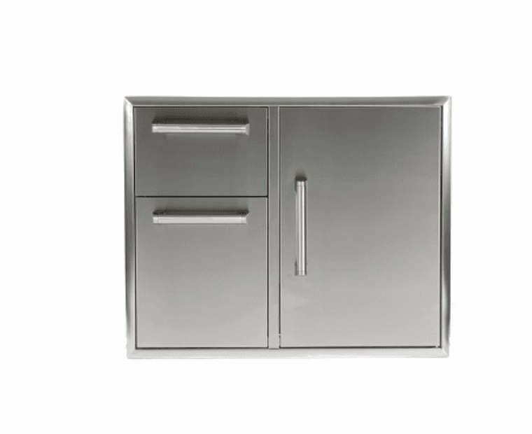 Coyote CCD2DC31 31" Combination Storage: Door And Drawers Cabinet Barbeque Grill Accessories,grill tool set