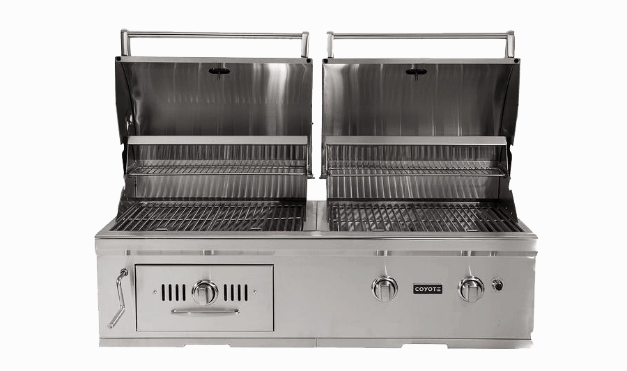 Coyote CH50NG 50" Hybrid Gas And Charcoal Grill