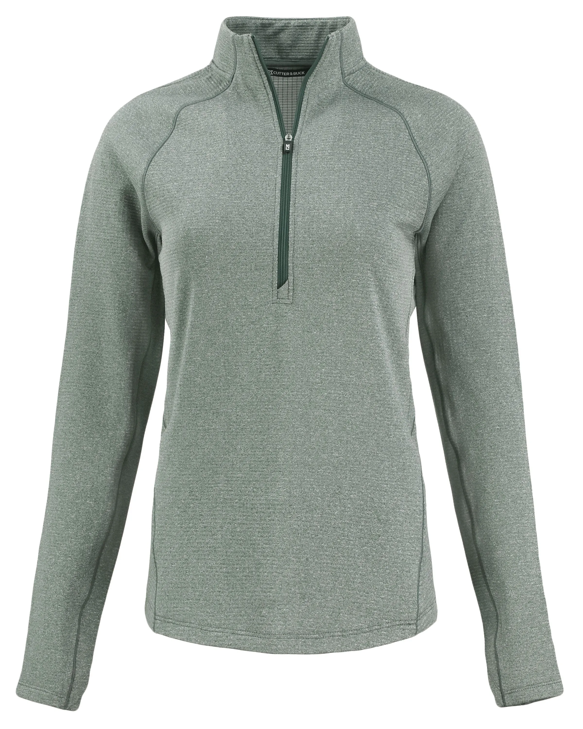 Cutter & Buck Peshastin Fleece Recycled Womens Half Zip Pullover