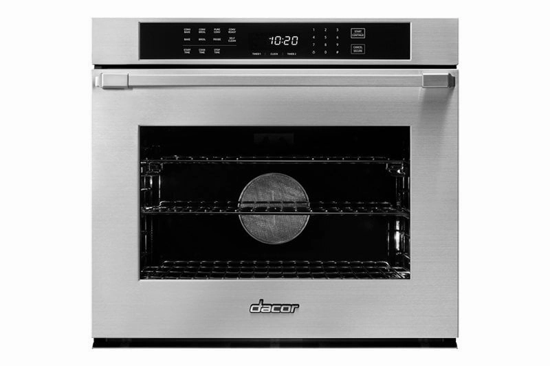 Dacor HWO130PS 30" Single Wall Oven, Silver Stainless Steel With Pro Style Handle