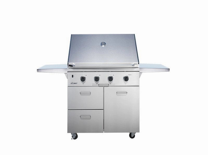 Dacor OBS36LP 36" Outdoor Grill With Infrared Sear Burner, Stainless Steel, Liquid Propane