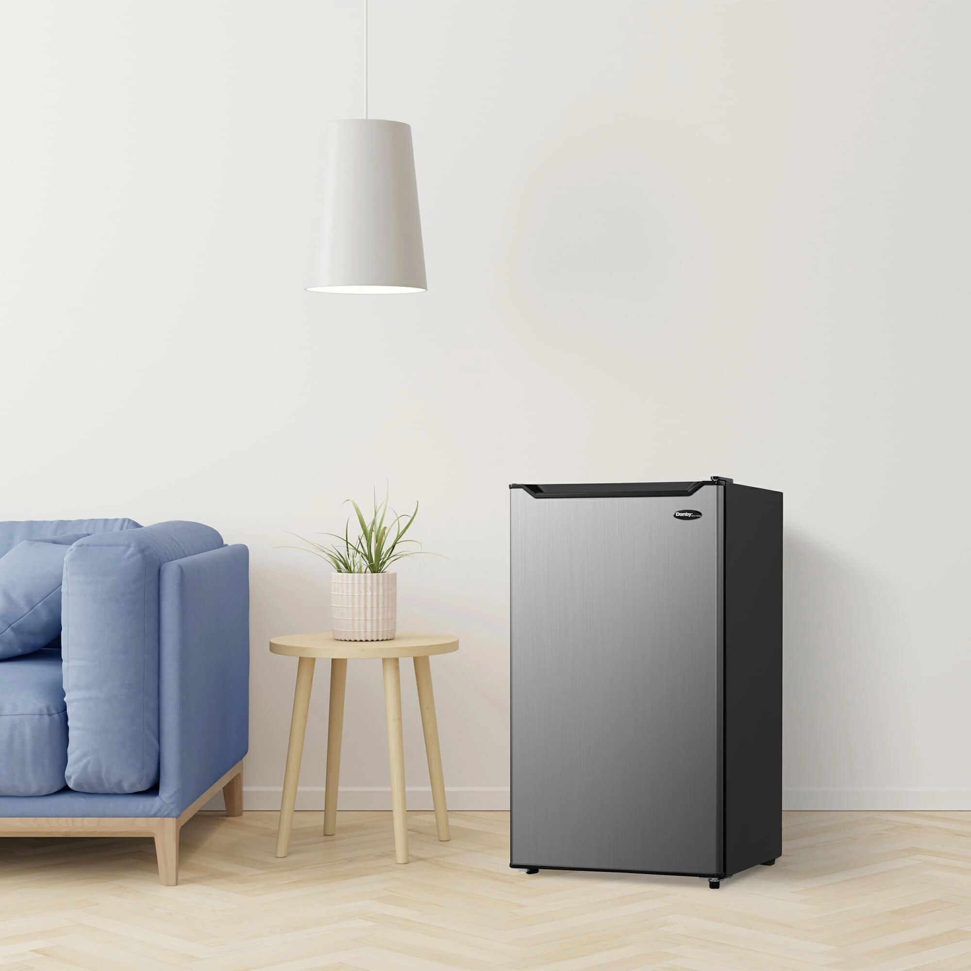 Danby DAR032B2SLM Danby 3.2 Cu. Ft. Compact Fridge In Stainless Steel