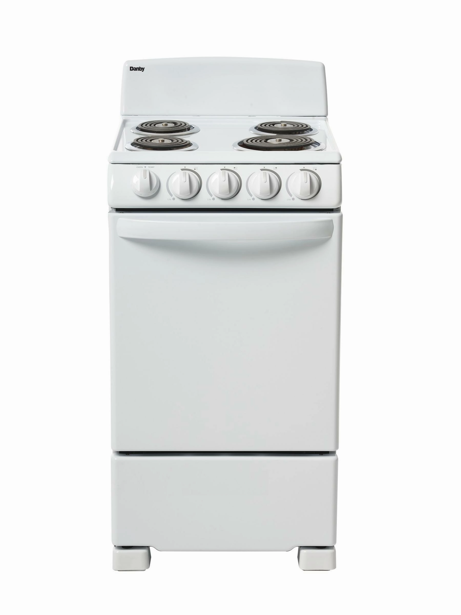 Danby DER203W Danby 20" Wide Electric Range In White Freestanding Ranges freestanding dual fuel range 30 inch