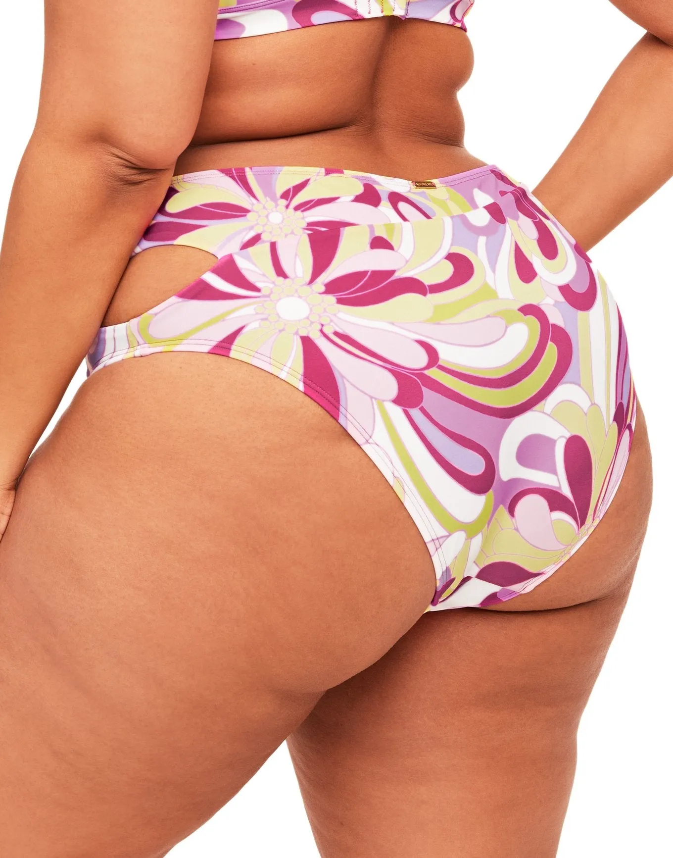 Darby Women's Plus-Size Swimwear High-Waisted Bikini Bottom