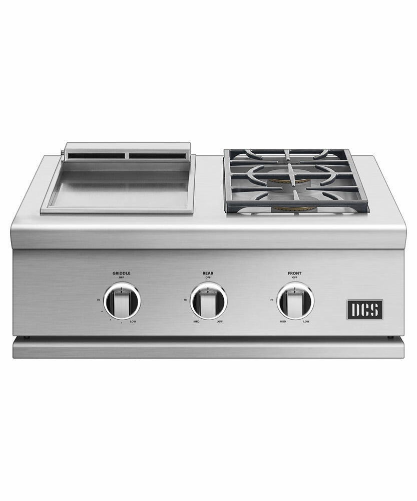 Dcs GDSBE1302N 30" Griddle/Side Burner, Natural Gas
