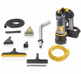 Demo Model Prolux 2.0 Commercial Bagless Upright Backpack Vacuum w/ Deluxe 1 1/2 inch Tool Kit upright vacuum, stick vacuum