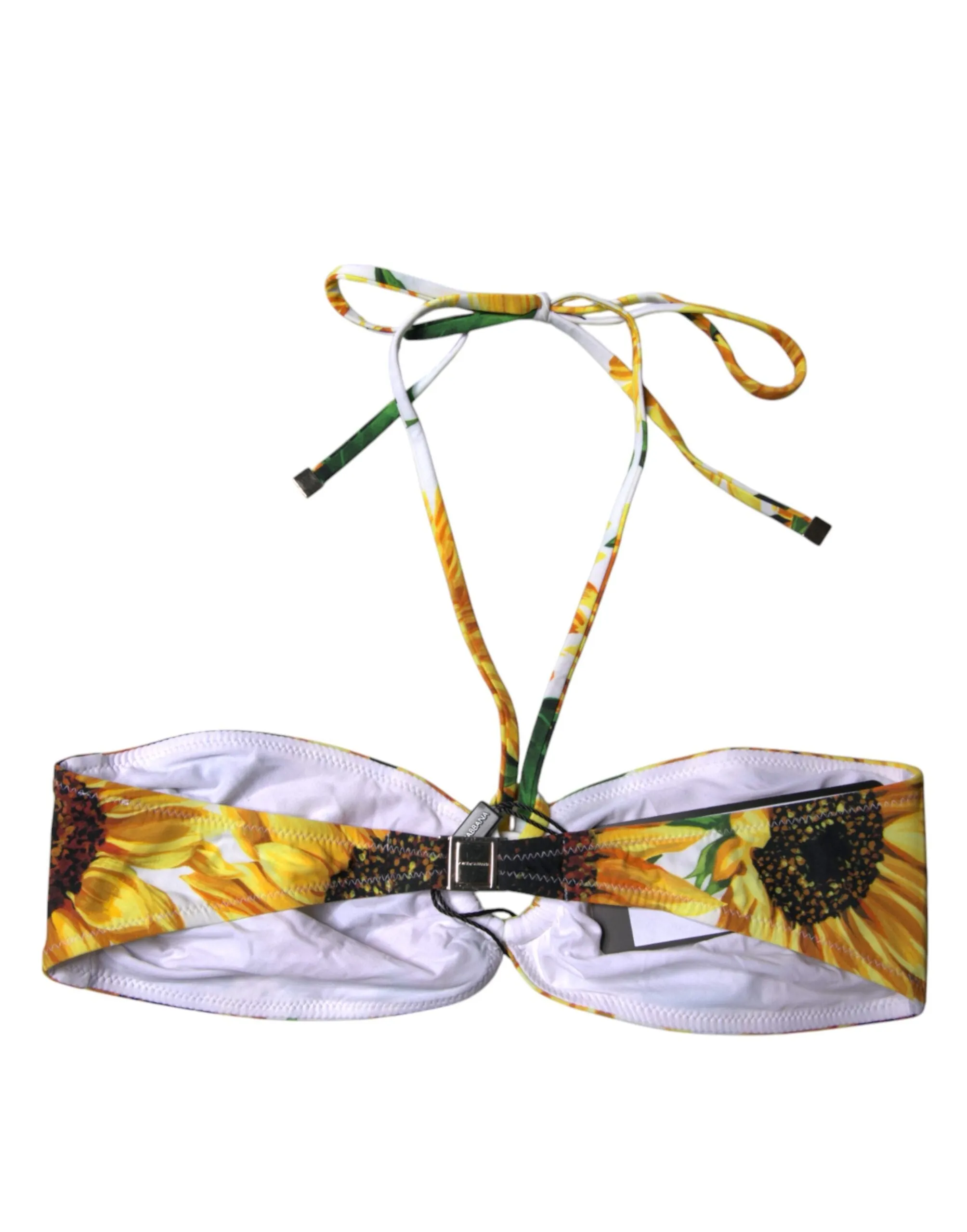Dolce & Gabbana multi Floral Halter Beachwear Bikini Top Women's Swimwear