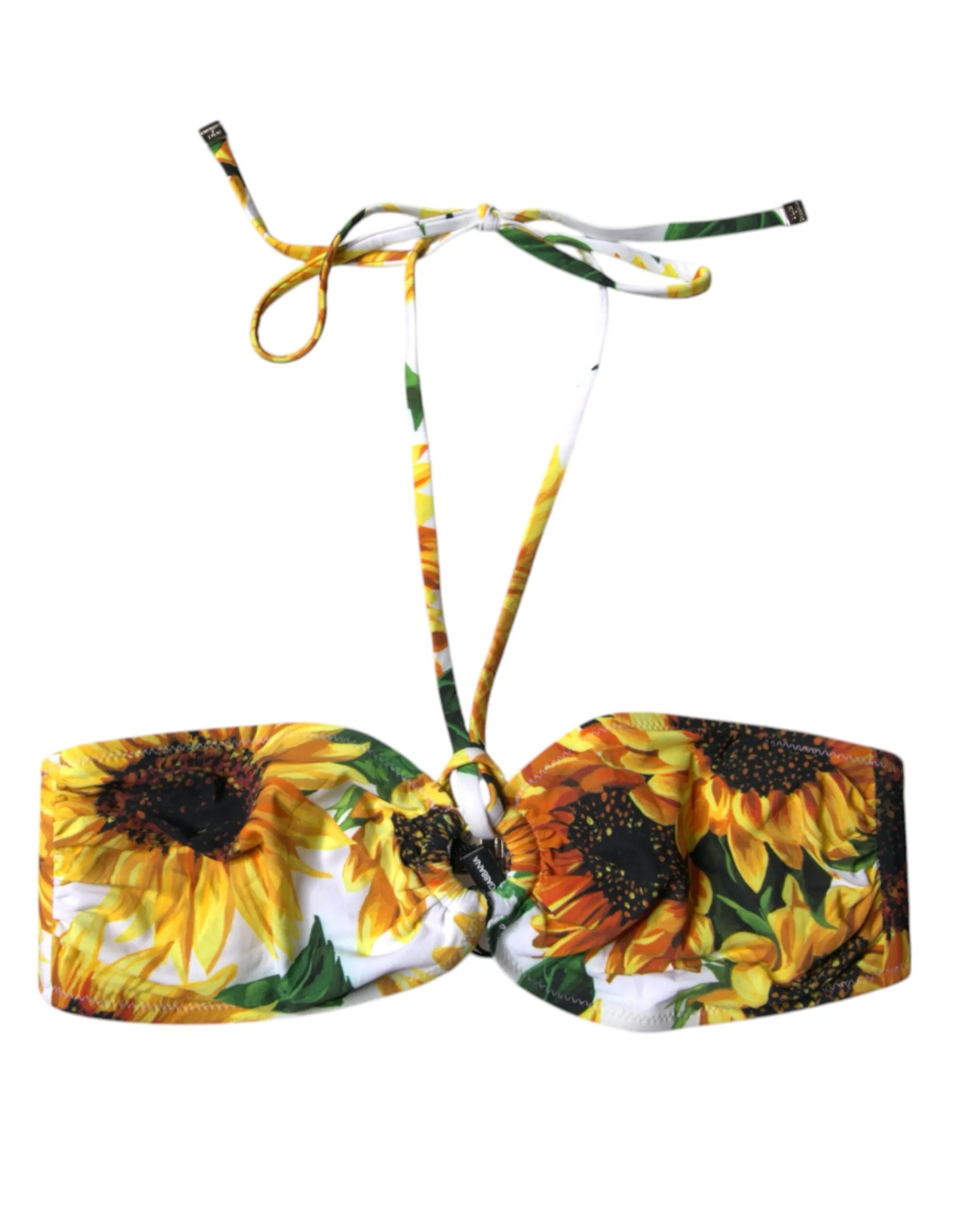 Dolce & Gabbana multi Floral Halter Beachwear Bikini Top Women's Swimwear