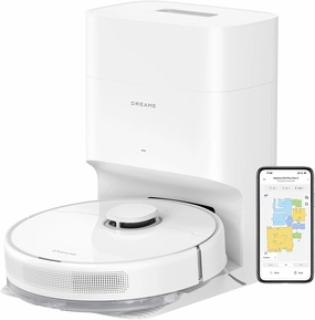Dreame D10 Plus Gen2 Robot Vacuum, 6000PA, White robot vacuum, handheld vacuum