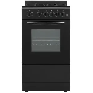 Element Appliance EGR204MCCB Element 1.9 Cu. Ft. 20 Gas Range - Black (Egr204Mccb) Freestanding Ranges freestanding dual fuel range 30 inch