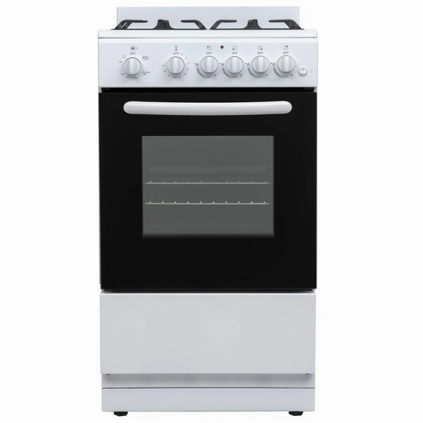 Element Appliance EGR204MCCW Element 1.9 Cu. Ft. 20 Gas Range - White (Egr204Mccw) Freestanding Ranges freestanding dual fuel range 30 inch