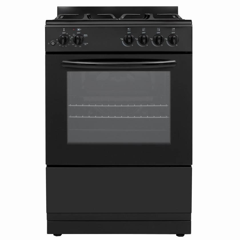 Element Appliance EGR244MCCB Element 2.4 Cu. Ft. 24 Gas Range - Black (Egr244Mccb) Freestanding Ranges freestanding dual fuel range 30 inch