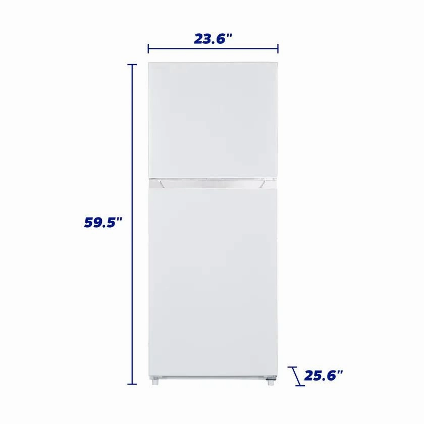 Element Appliance ENR10TFGBW Element 10.1 Cu. Ft. Top Freezer Refrigerator - White