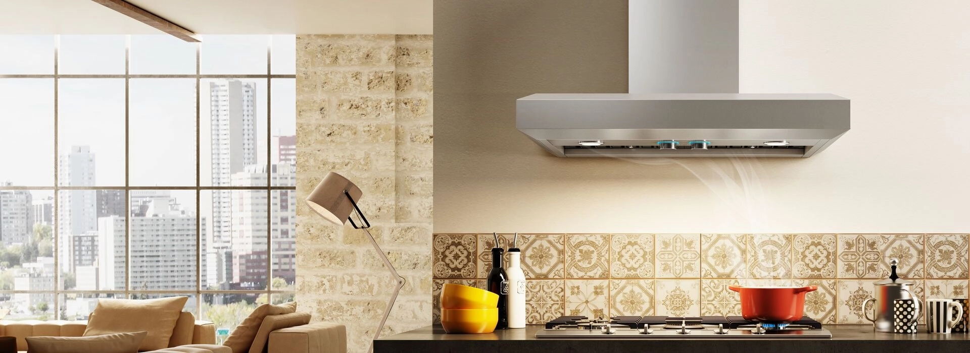 Elica EVV648S1 Vavano 48" Ss Ventilation Range Hoods high suction kitchen exhaust hood
