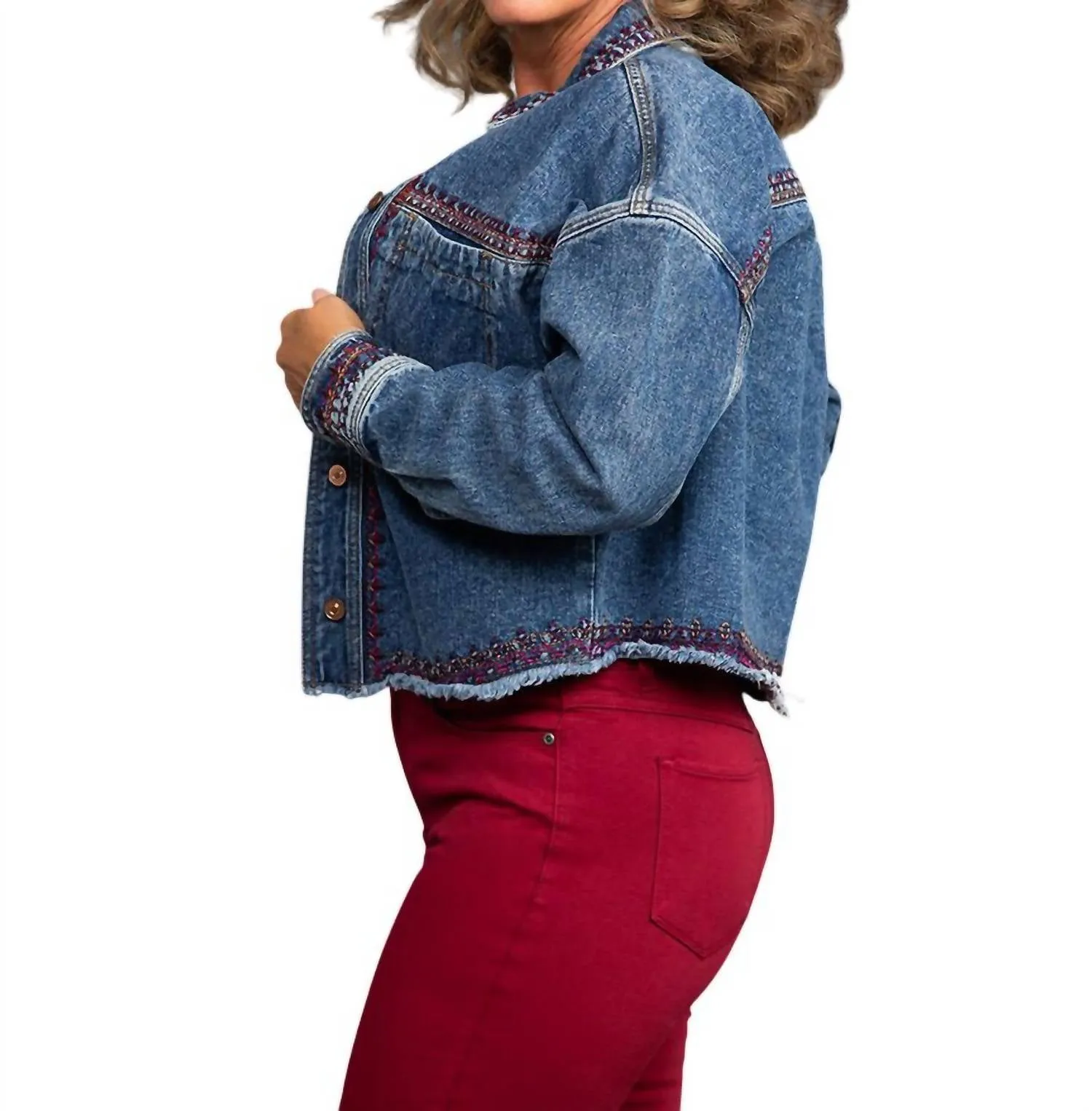 Embroidered Denim Jacket