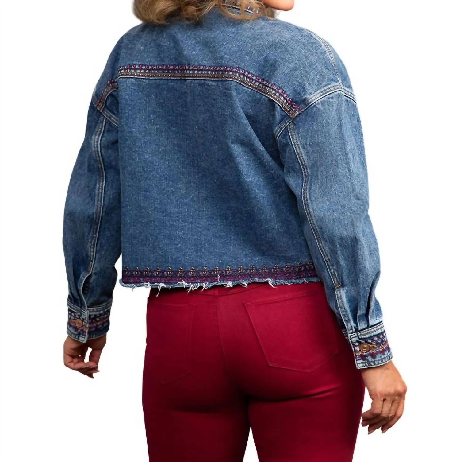 Embroidered Denim Jacket