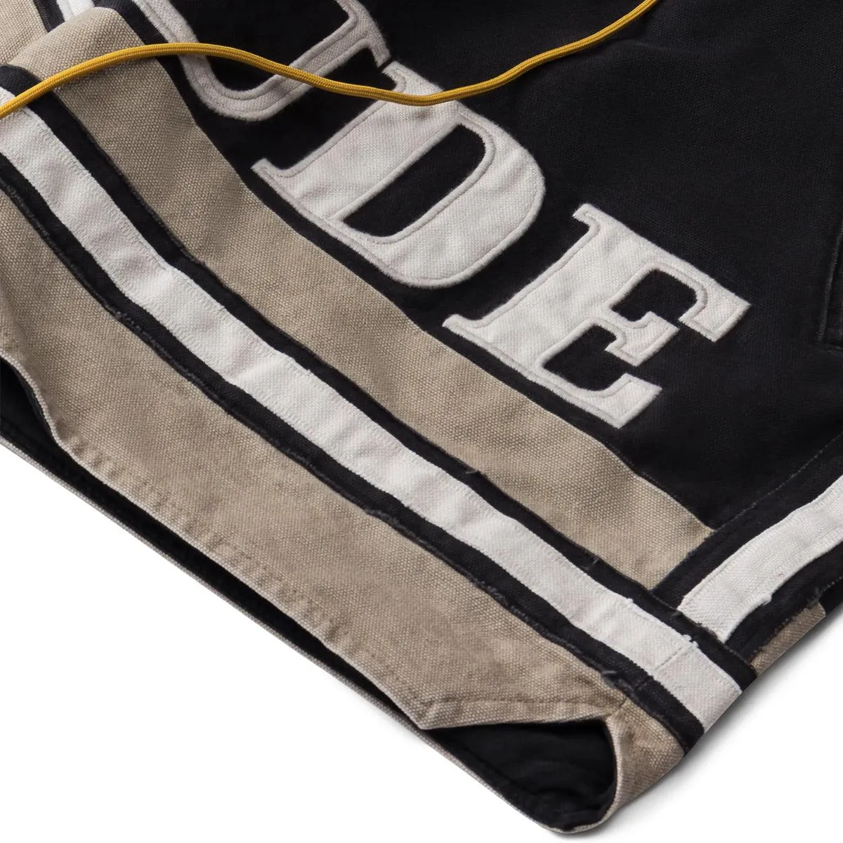 Embroidered Logo Shorts 'Black Khaki'