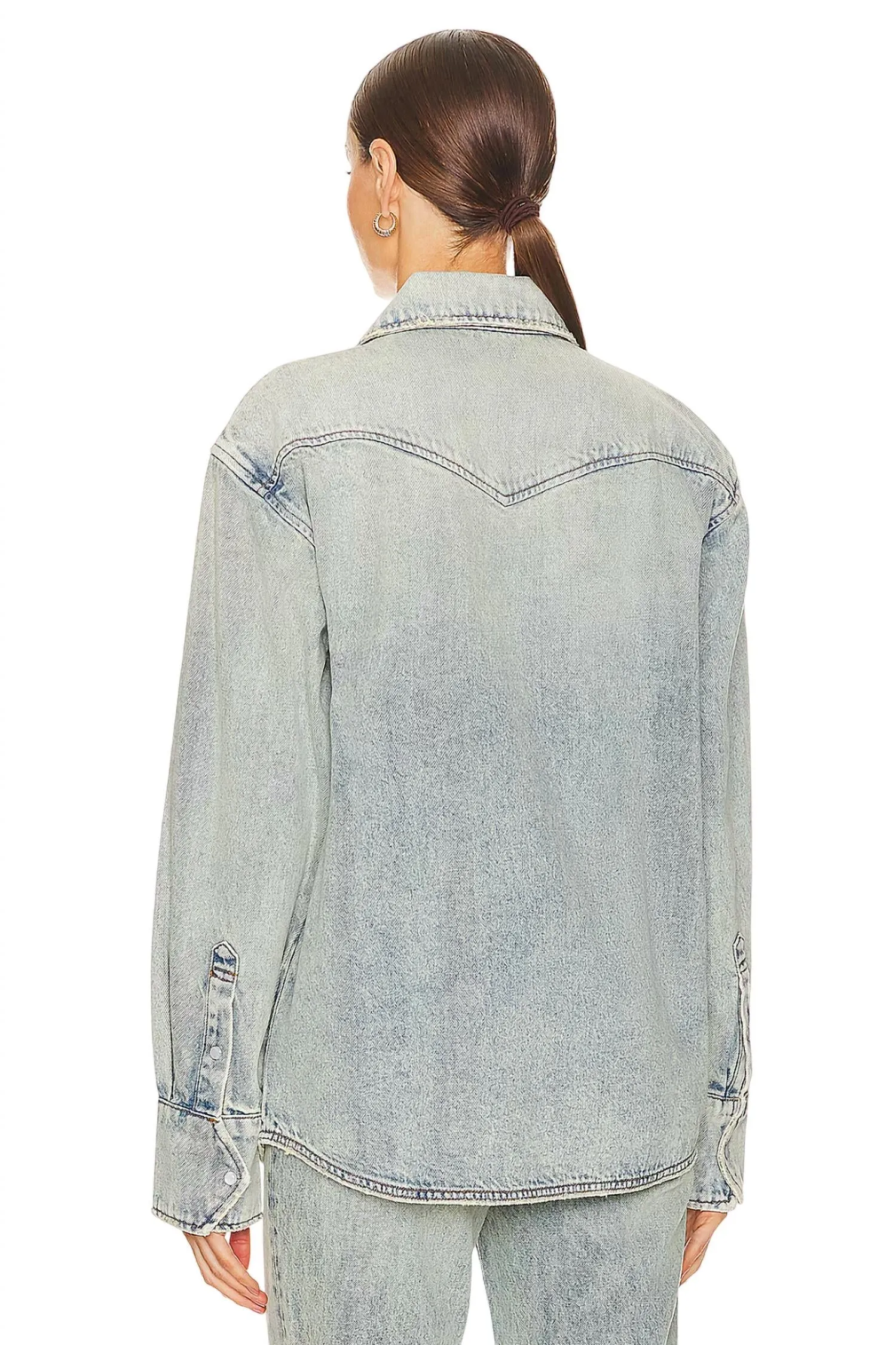 Emerson Western Shirt Jacket In Tupelo Tint