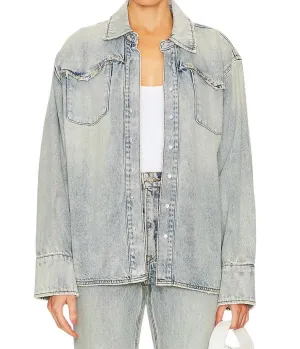 Emerson Western Shirt Jacket In Tupelo Tint