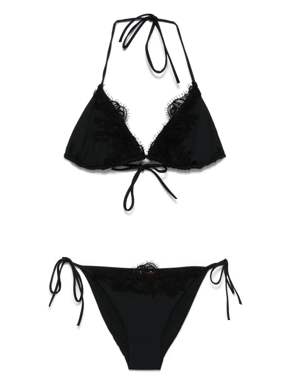Ermanno Scervino Women's Lace-Trim Bikini Set