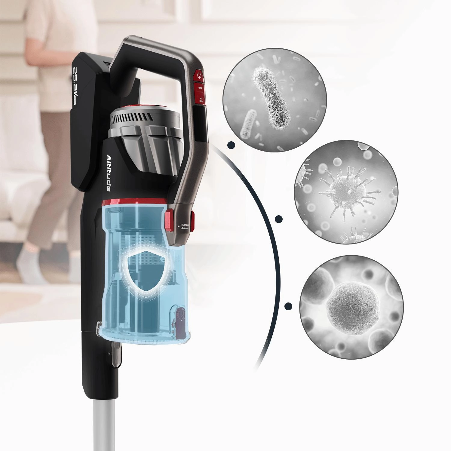 Eureka Altitude Pro Cordless Vacuum Cleaner NEC580C