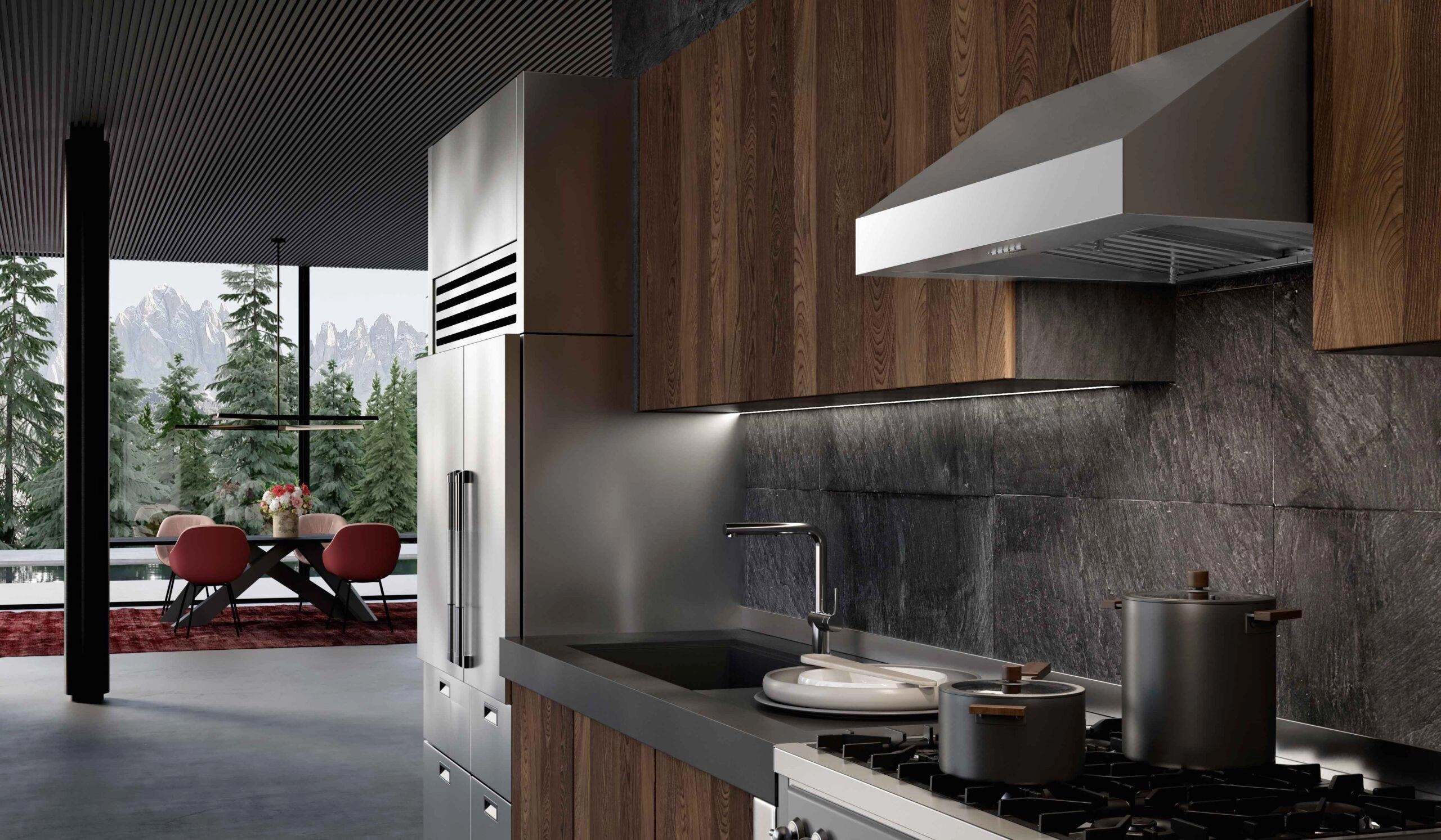 Faber BREV361SS600 36" X 11" Under Cabinet Hood Ventilation Range Hoods high suction kitchen exhaust hood