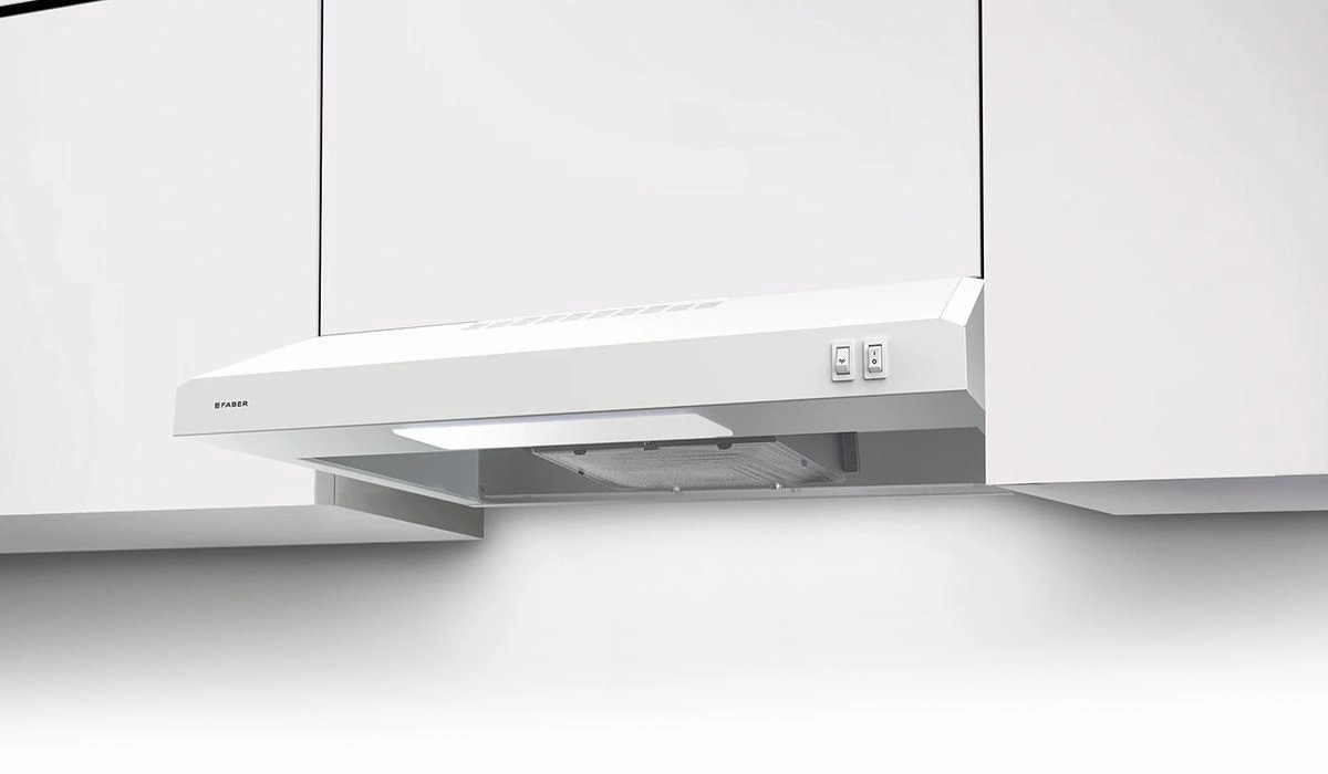 Faber LEVE30WH200 30" Under Cabinet Hood White Ventilation Range Hoods high suction kitchen exhaust hood
