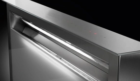 Faber SCLX3015SSNBB 30" Downdraft Gray Glass Hood Ventilation Range Hoods high suction kitchen exhaust hood