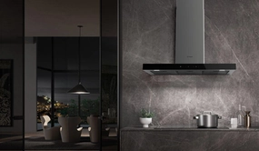Faber STGL30SSV 30" T-Shape Chimney Wall Hood With Variable Air Management Ventilation Range Hoods high suction kitchen exhaust hood