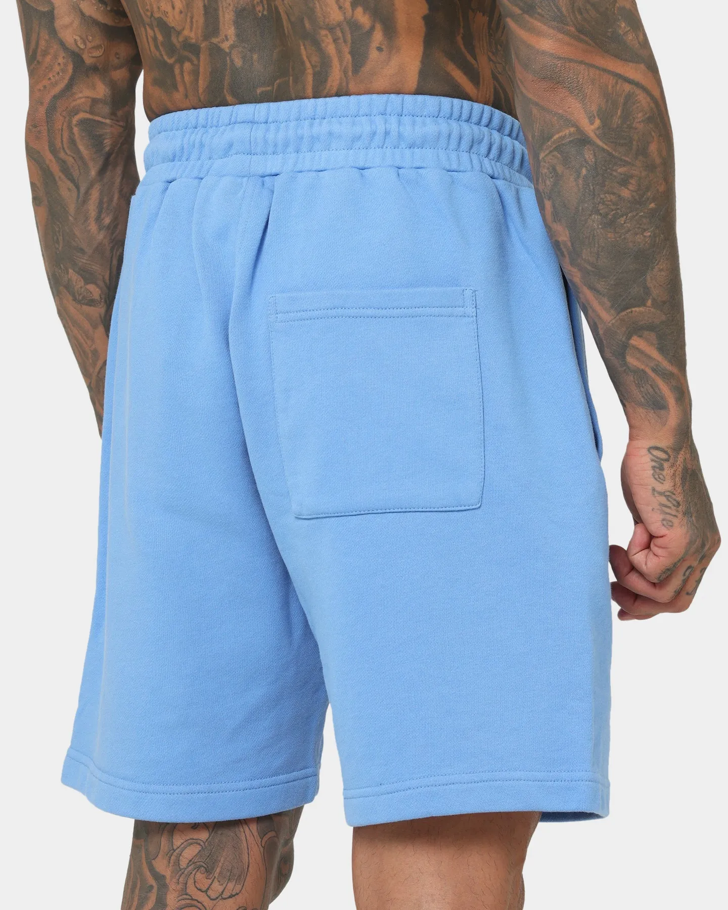 Fallen Breed Logo Sweat Shorts Carolina Blue