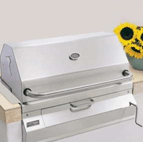 Fire Magic 14SC01CA Fire Magic Legacy Charcoal 30" Built-In Grill With Smoker Hood Barbeque Grills,outdoor bbq grill