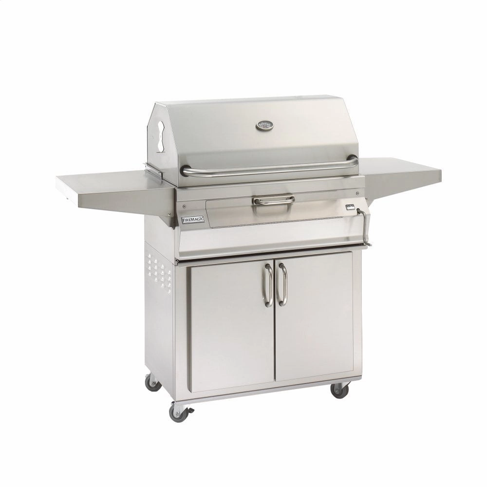 Fire Magic 22SC01C61 24" Portable Charcoal Grill Barbeque Grills,outdoor bbq grill