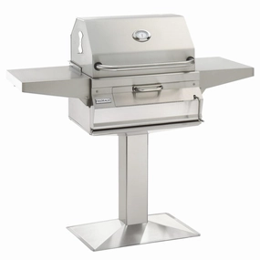 Fire Magic 22SC01CP6 Charcoal Patio Post Mount Grill Charcoal Barbeque Grills,charcoal bbq smoker