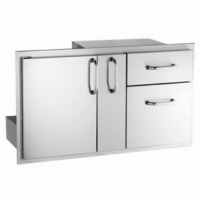 Fire Magic 33816S Access Door/Drawer Combo (With Platter Storage & Double Drawer) Barbeque Grill Accessories,grill tool set