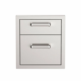 Fire Magic 53802SC Double Drawer Storage,outdoor grill storage cabinet