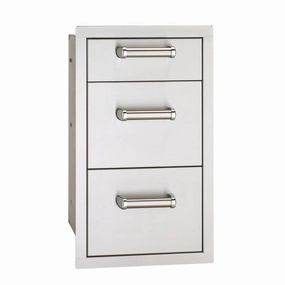 Fire Magic 53803SC Triple Drawer Storage,outdoor grill storage cabinet