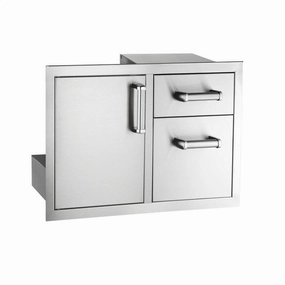 Fire Magic 53810SC Access Door With Double Drawer Storage,outdoor grill storage cabinet