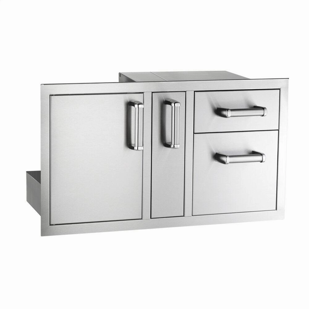 Fire Magic 53816SC Door/ Drawer Combo (With Platter Storage) Barbeque Grill Accessories,grill tool set