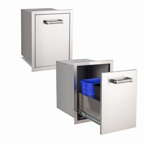 Fire Magic 53820TSC Trash Cabinet Storage,outdoor grill storage cabinet