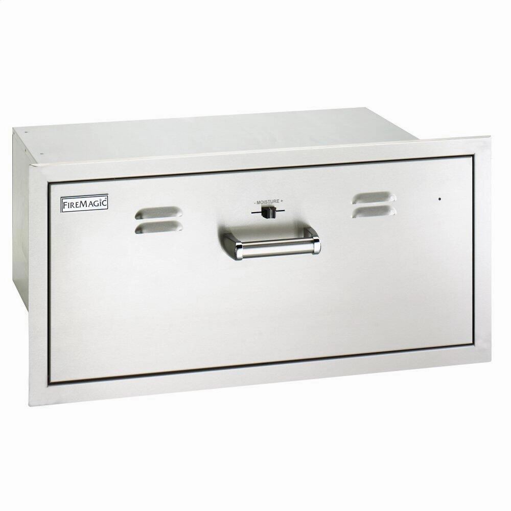 Fire Magic 53830SW Flush-Mounted-Electric Warming Drawer Storage,outdoor grill storage cabinet