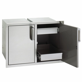 Fire Magic 53930SC22 Flush Double Doors With Dual Drawers Storage,outdoor grill storage cabinet