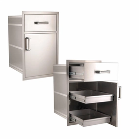 Fire Magic 54020S Large Pantry Door/Drawer Combo Barbeque Grill Accessories,grill tool set