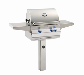 Fire Magic A430S8EANG6 Aurora A430S 24" In-Ground Post Mount Grill Natural Gas Barbeque Grills,natural gas outdoor grill