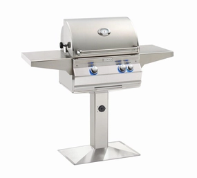 Fire Magic A430S8EANP6 Aurora A430S 24" Patio Post Mount Grill Natural Gas Barbeque Grills,natural gas outdoor grill