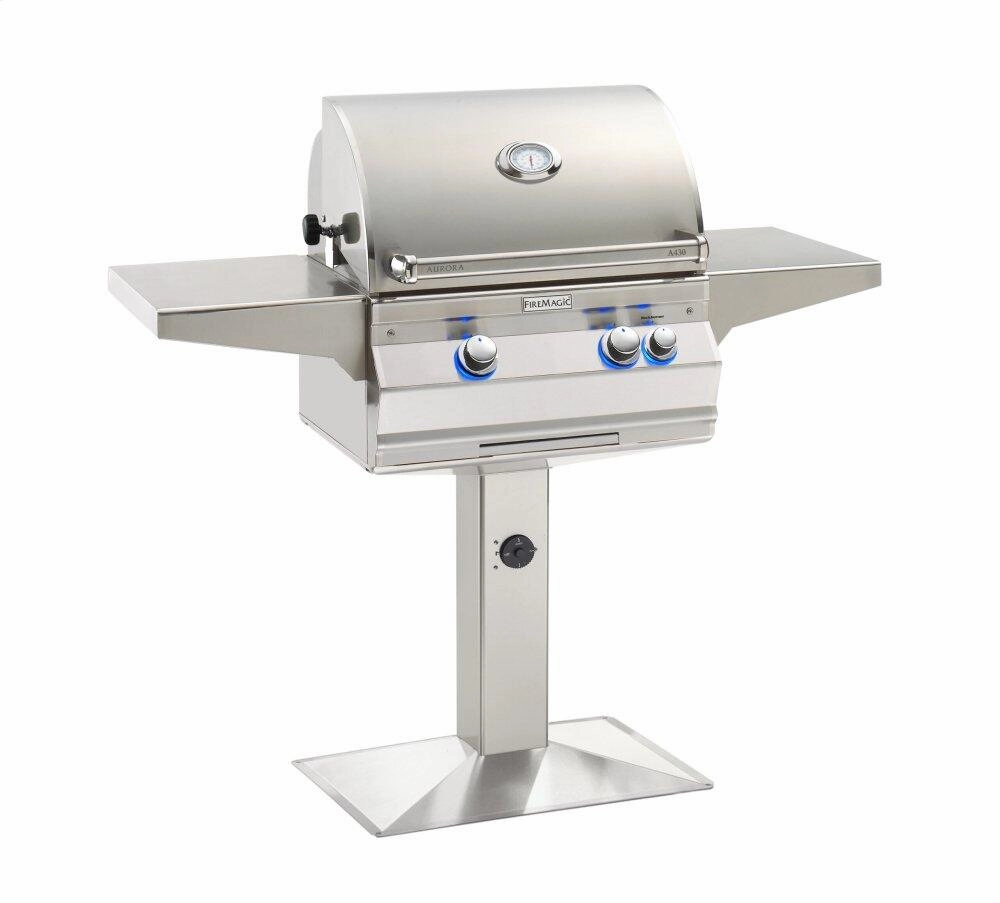Fire Magic A430S8EANP6 Aurora A430S 24" Patio Post Mount Grill Barbeque Grills,outdoor bbq grill