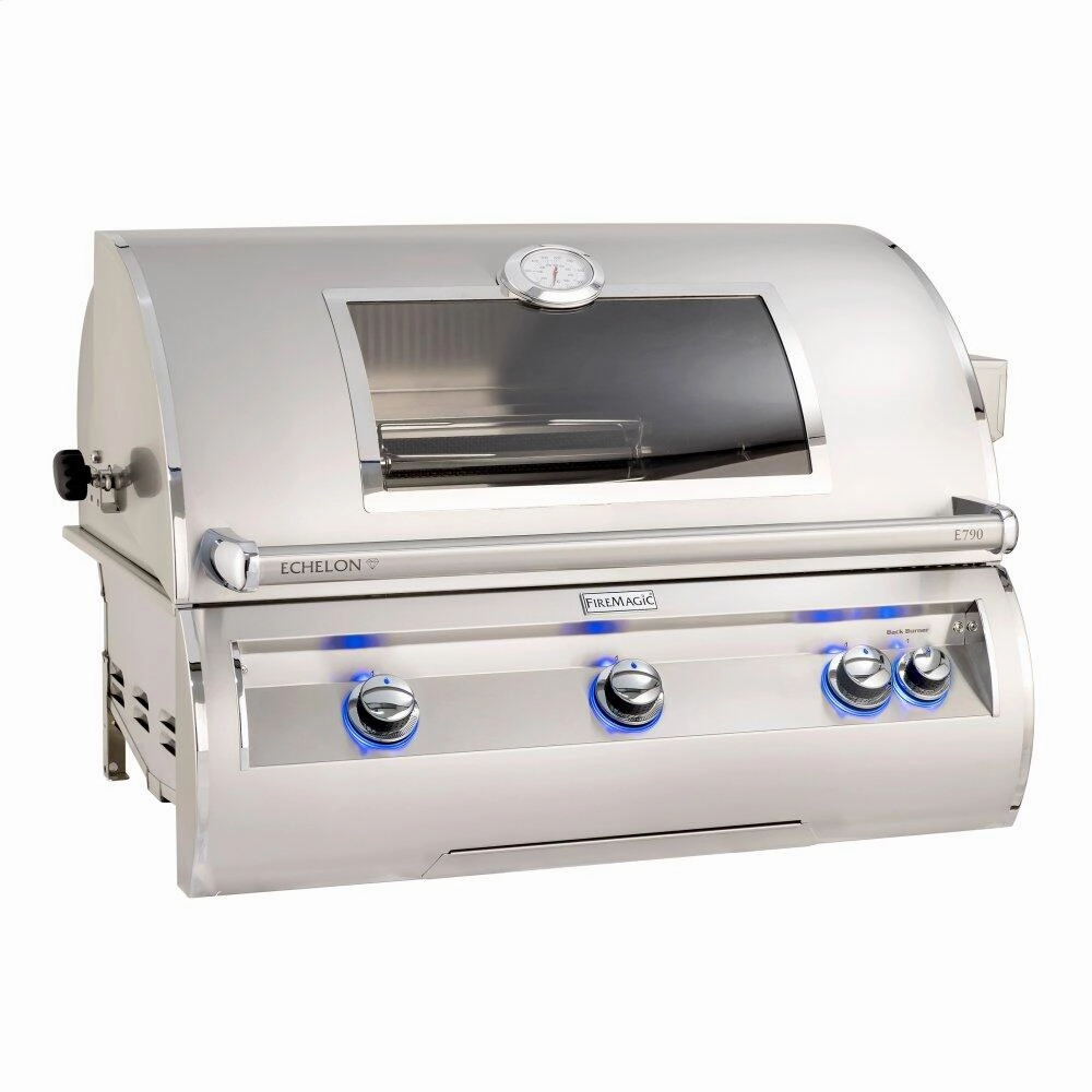 Fire Magic E790I8EANW Echelon E790I Built-In Grill Analog Thermometer With Window Natural Gas Barbeque Grills,natural gas outdoor grill
