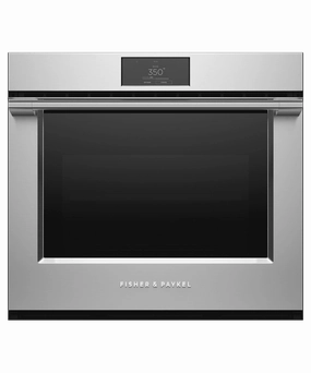 Fisher & Paykel OB30SPPTX1 Oven, 30", 4.1 Cu Ft, 17 Function, Self-Cleaning Wall Ovens oven with smart temperature control